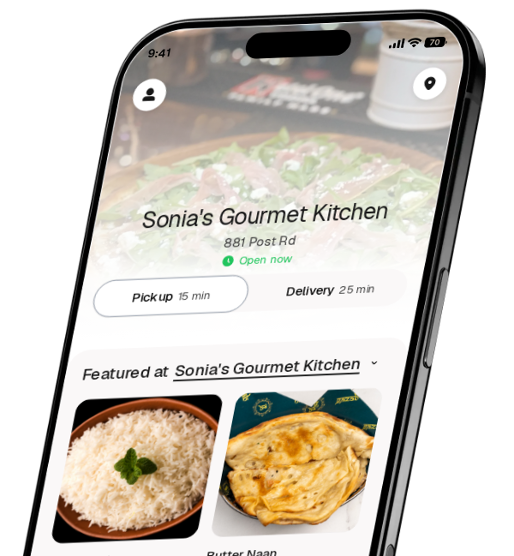 Sonia's Gourmet Kitchen app preview