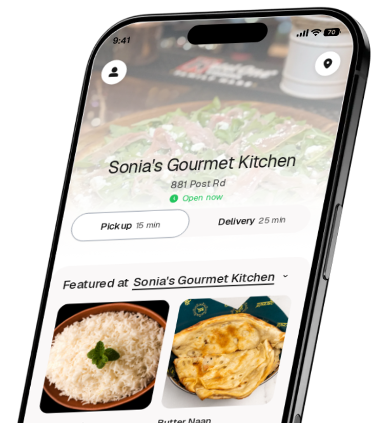 Sonia's Gourmet Kitchen app preview