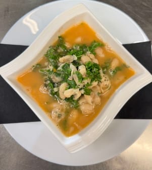 Kale and White Bean Soup.