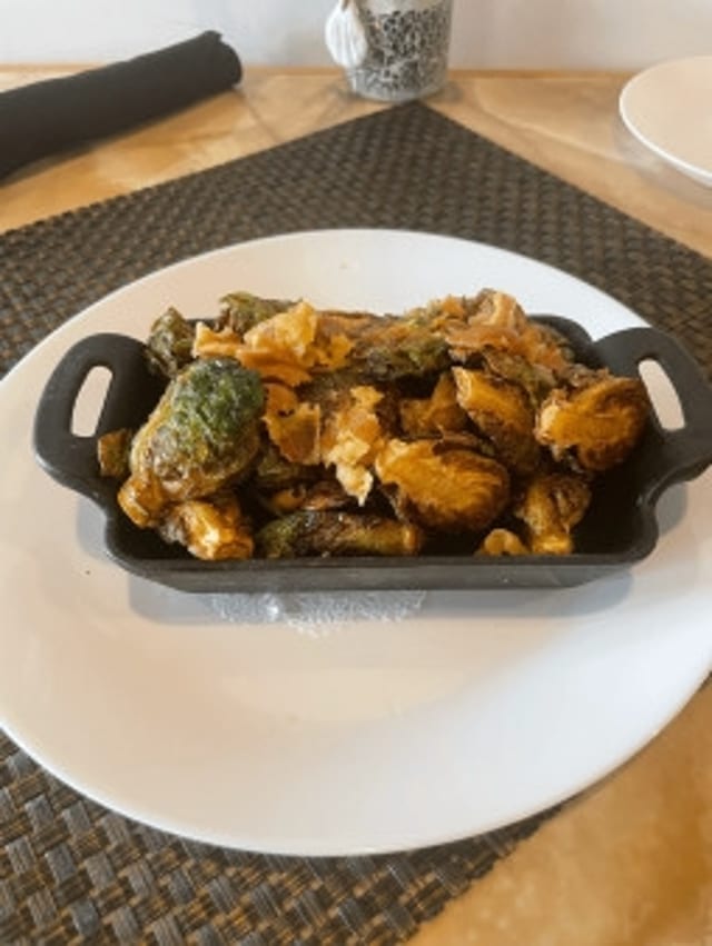 Roasted Brussels Sprouts.