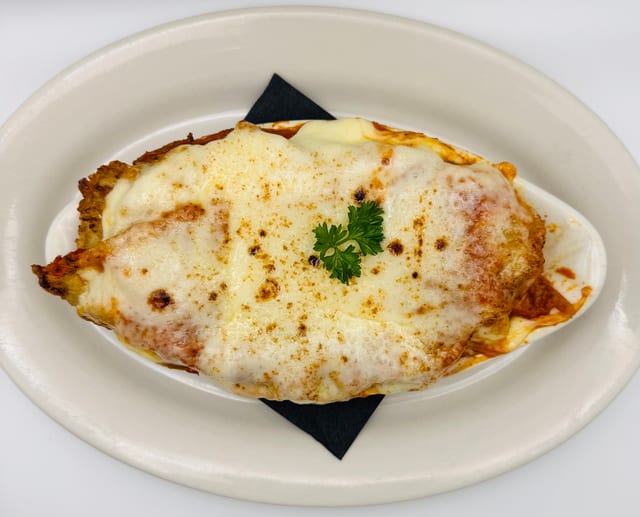 Baked Eggplant.