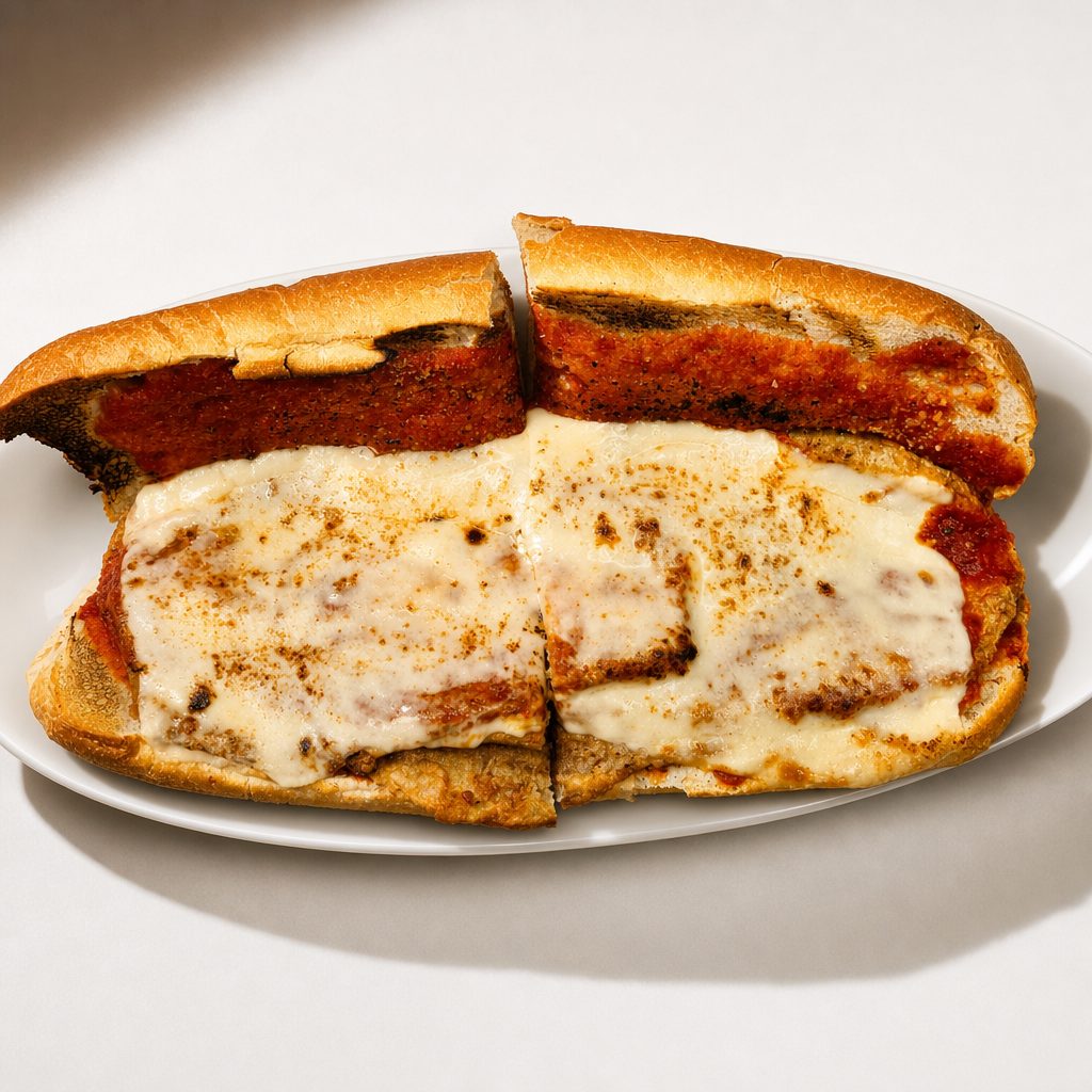Eggplant Parmesan Hero.