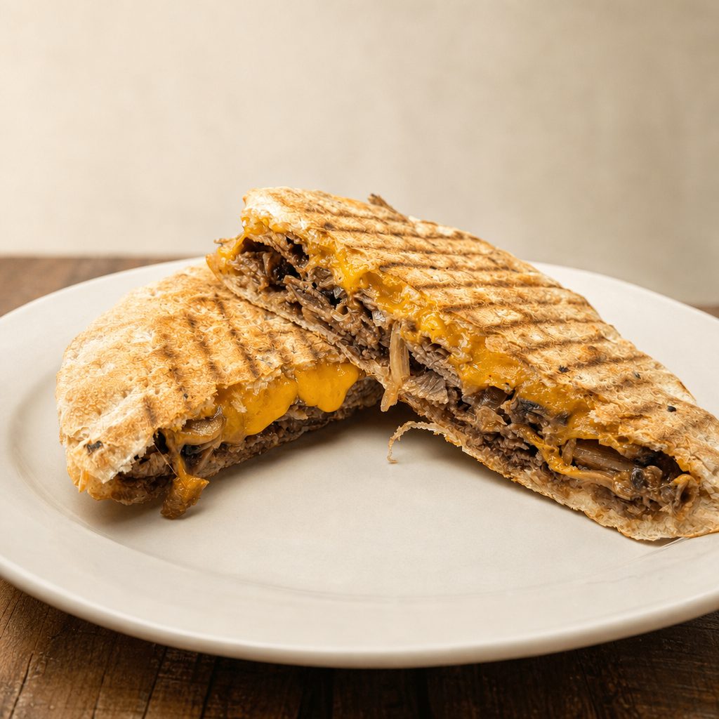 Steak & Cheese Panini.