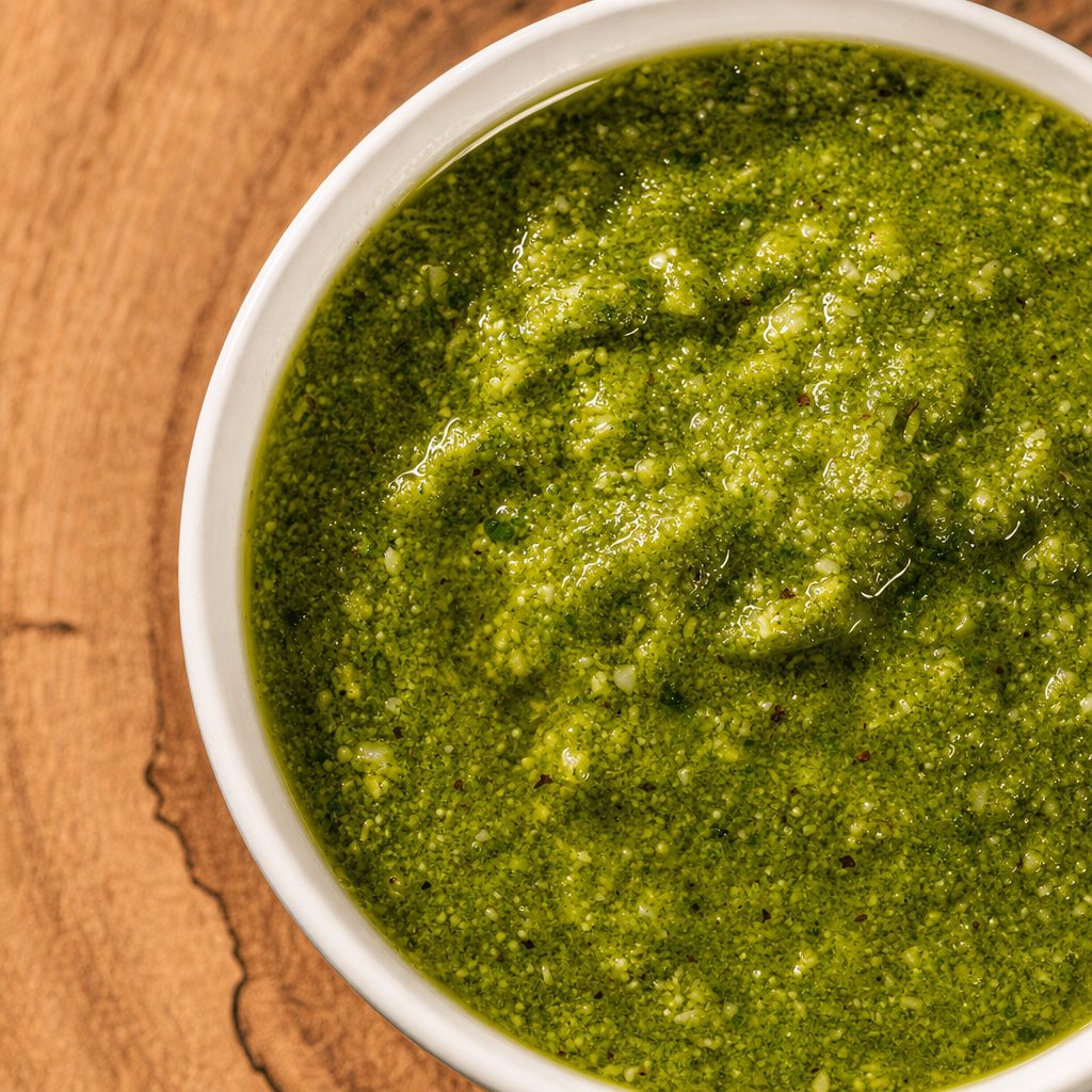 Pesto Sauce.