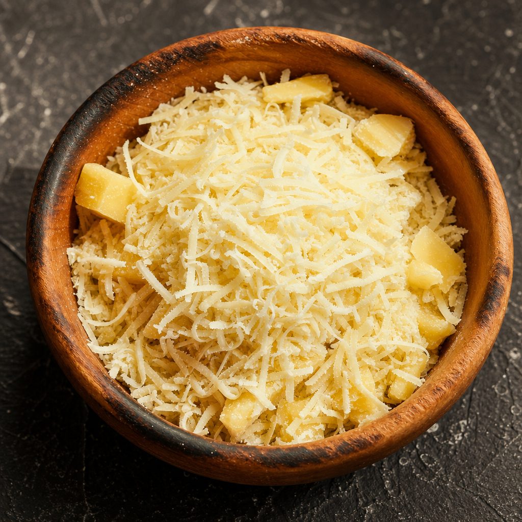 Side Shaved Parmesan Cheese.