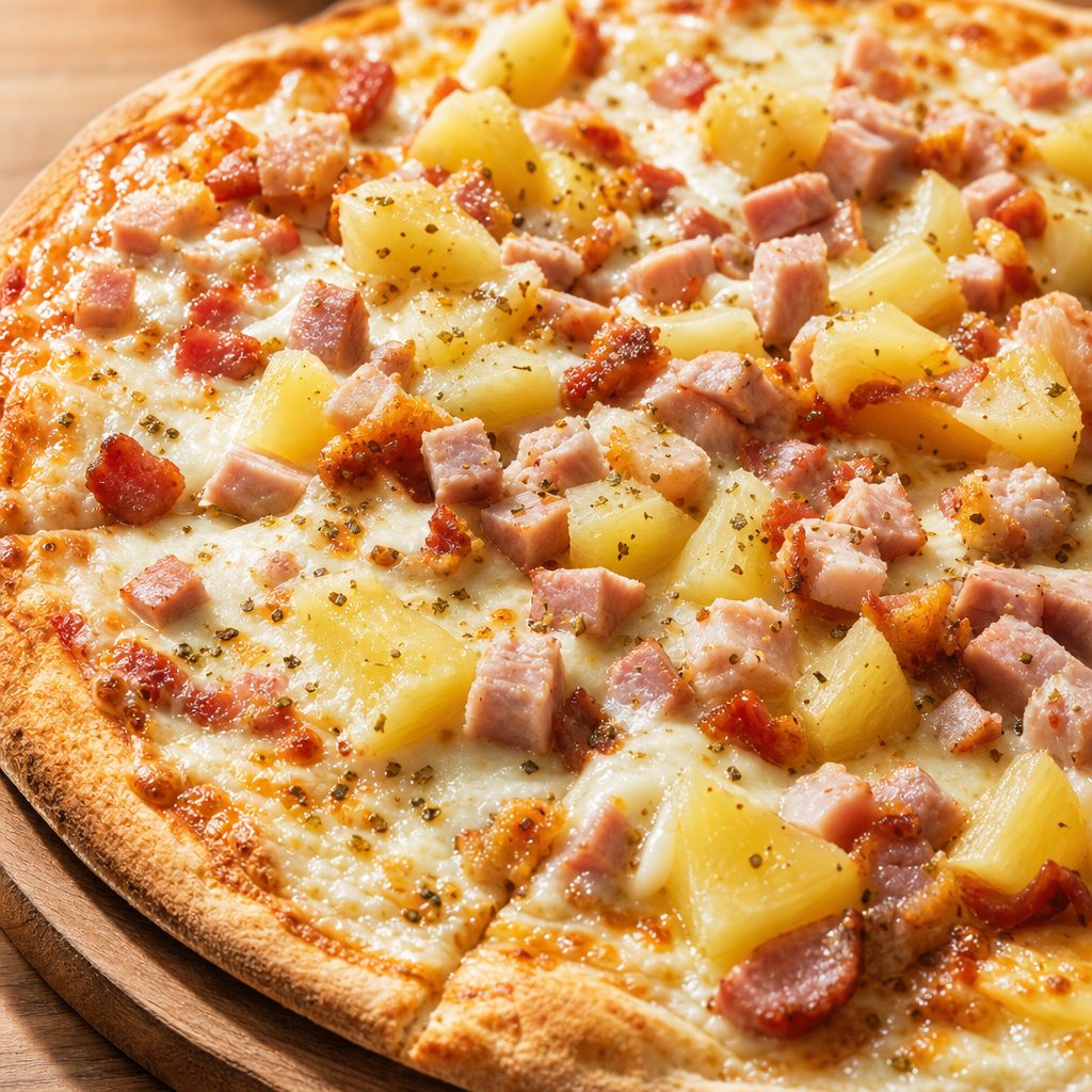10" Cauliflower Hawaiian Pizza.