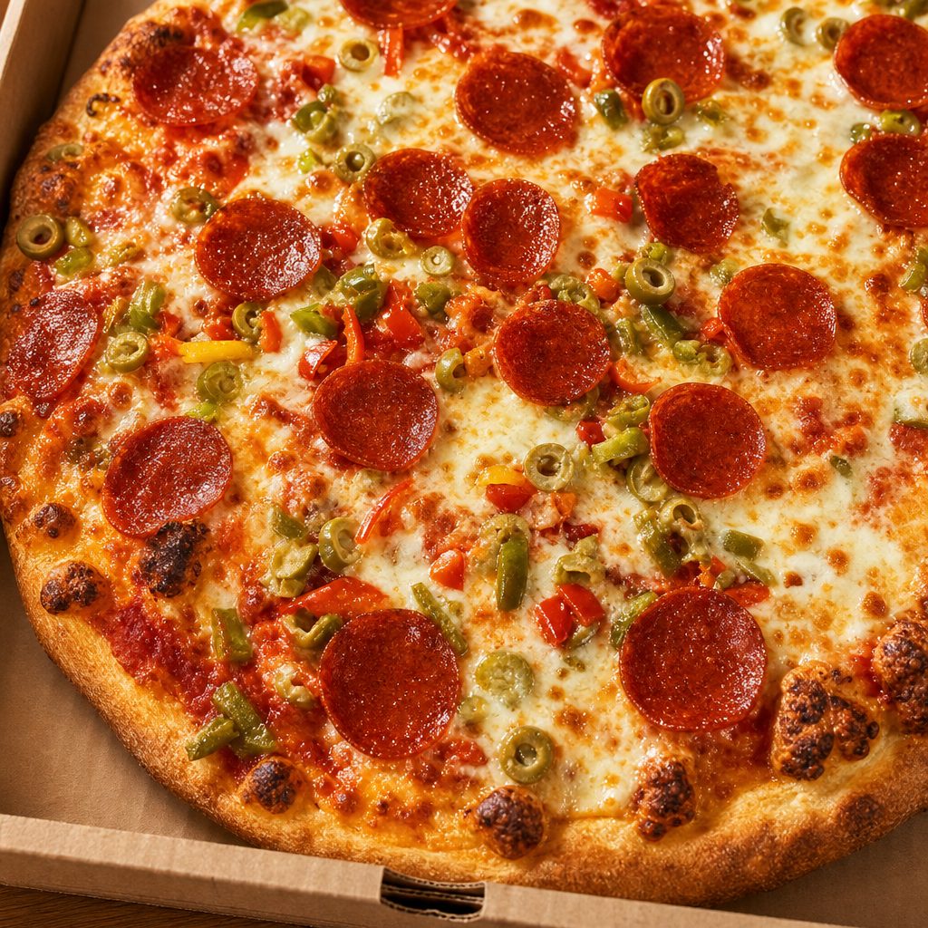 10" GF Coyote Pizza.