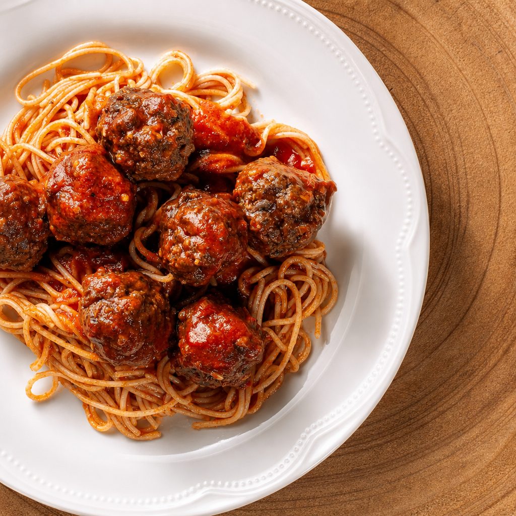 Spaghetti with Meatballs.