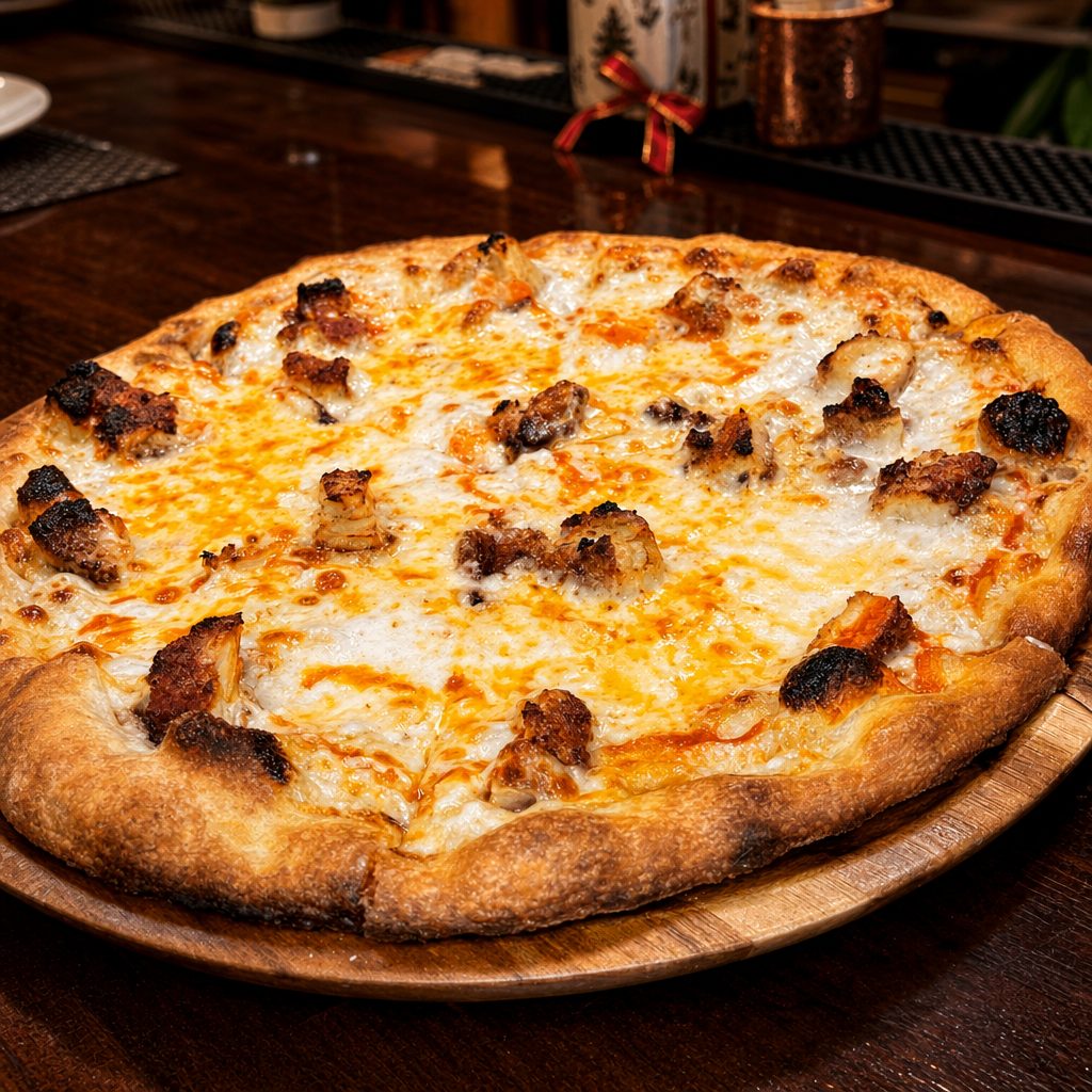 Buffalo Chicken Pizza.