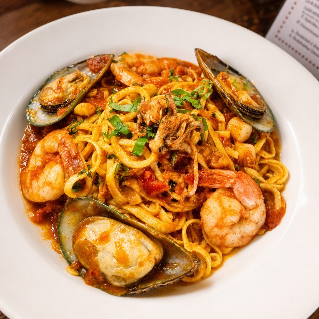 Linguini Alla Marinara.