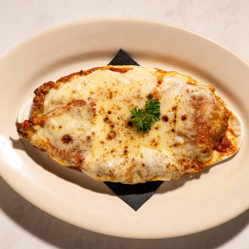 Baked Eggplant.