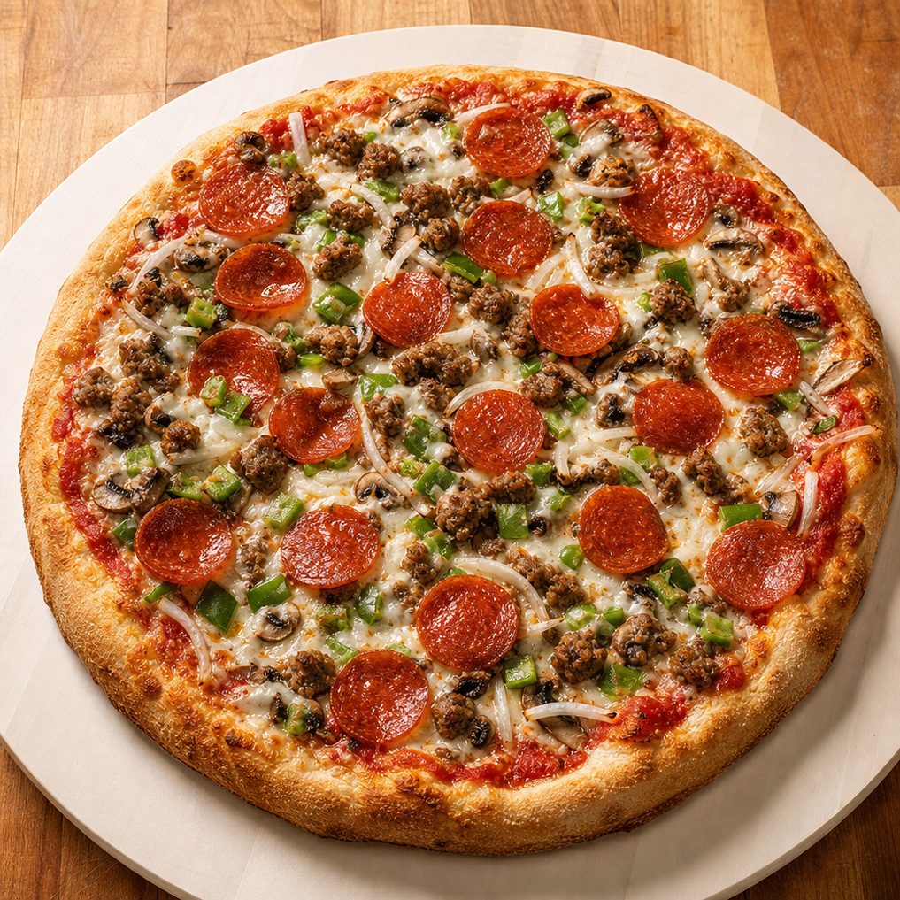10" GF Fairfield Special Pizza.