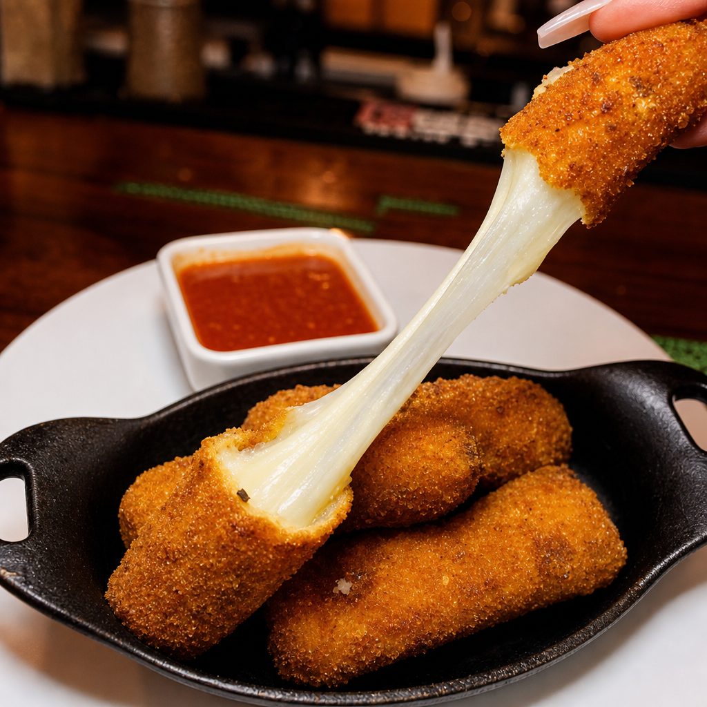 Housemade Crispy Mozzarella.