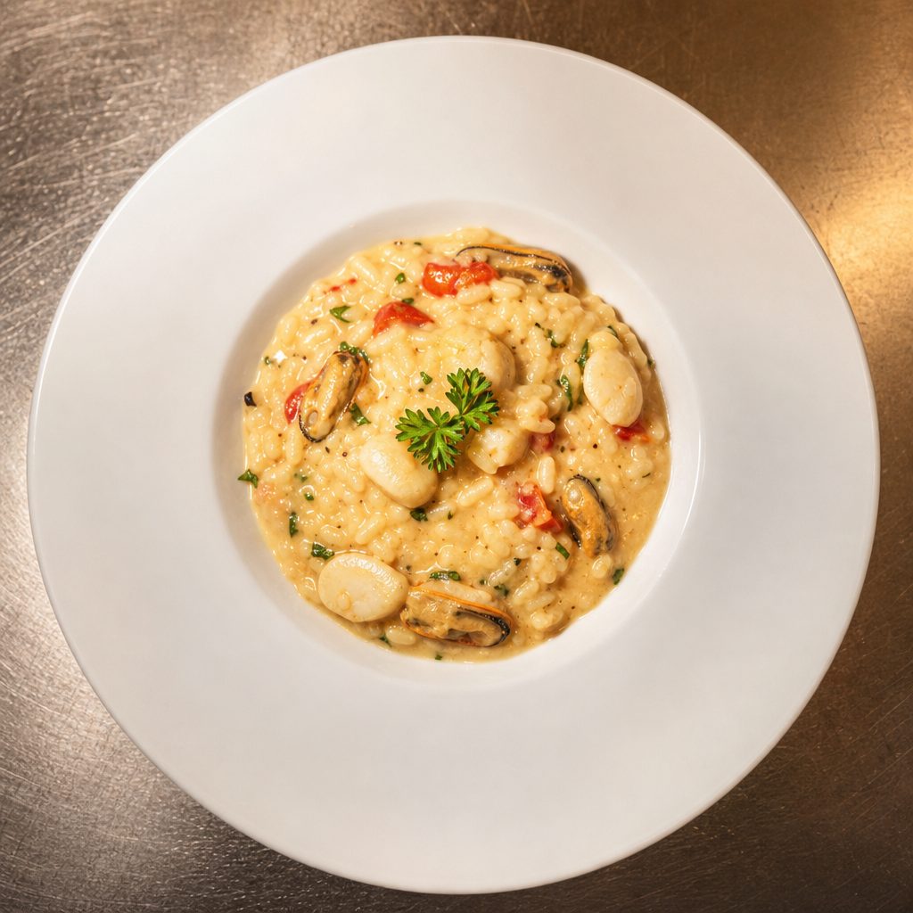 Seafood Risotto.