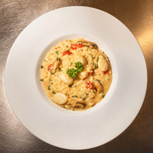 Seafood Risotto.