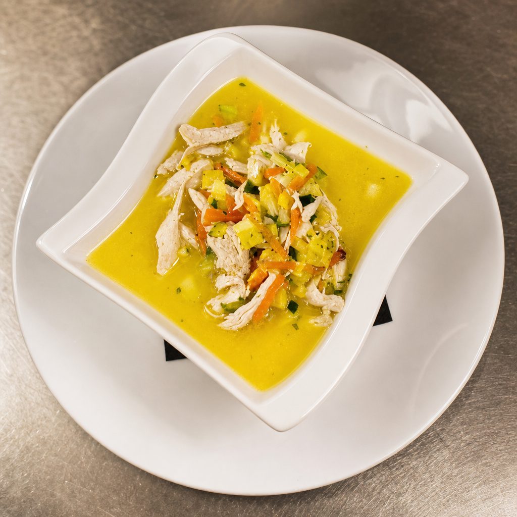 Chicken and Vegetable Soup.