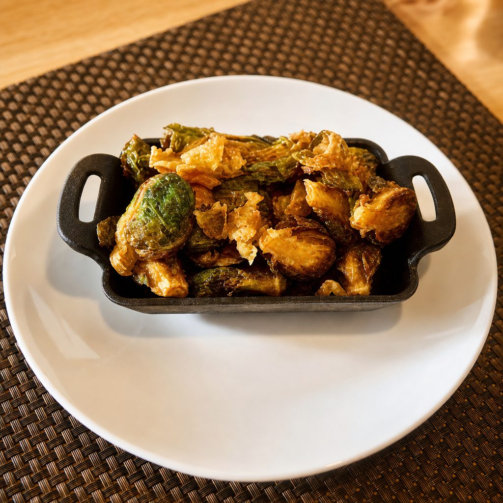 Roasted Brussels Sprouts.