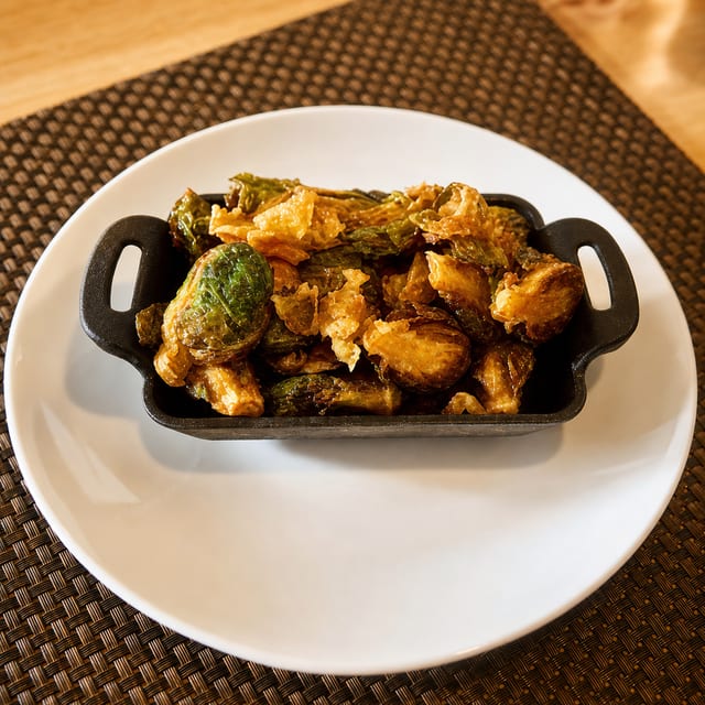 Roasted Brussels Sprouts.