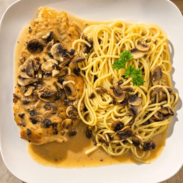 Chicken Marsala.